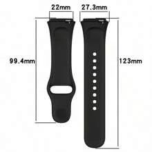 Silikonarmband kompatibel mit Redmi Watch 3 Active Smartwatch, Ersatz-Sportarmband kompatibel mit Redmi Watch 3 Lite