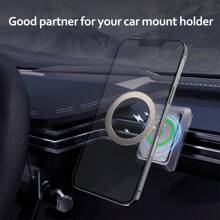 1 pieza Soporte magnético universal para teléfono - Carga inalámbrica, imán incorporado mejorado, imán incorporado mejorado para funda de teléfono, carga inalámbrica, soporte para coche, conversión universal compatible