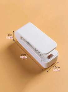 1 máquina de sellado en miniatura portátil, máquina de sellado en caliente para bolsas de plástico de alimentos y máquina de sellado manual doméstica pequeña (excluyendo baterías, que deben comprarse por separado)