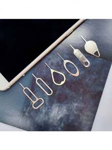 Herramienta de remoción de tarjeta SIM de 3/6/9 piezas, pins expulsor de bandeja de tarjeta en acero inoxidable para remover tarjeta pin de manera segura de todo tipo de teléfonos y tablets