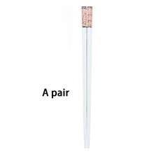 1/5/10双可重复使用樱花图案筷子，健康卫生 - 适用于家庭和餐厅、学校用品 - 彩色 - 查看 14