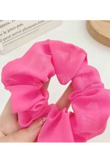 4 pezzi Set di Accessori Per Capelli Neon Scrunchies Per Donne, Elastici Per Capelli Scrunchie