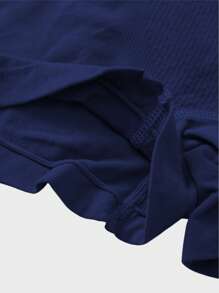 10pcs/Set Men's Seamless Breathable Mid-Waist Briefs, Simple Fashionable Letter Print Elastic Waistband Underwear