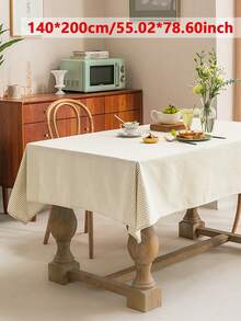 Simple Oxford Striped Tablecloth, Suitable For Picnic, Party, Restaurant, Kitchen, Cafe, Dining Table Decor, Daily Home Decoration - Multicolor - View 19