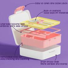 Lunch Box - A1. Rainbow - View 3