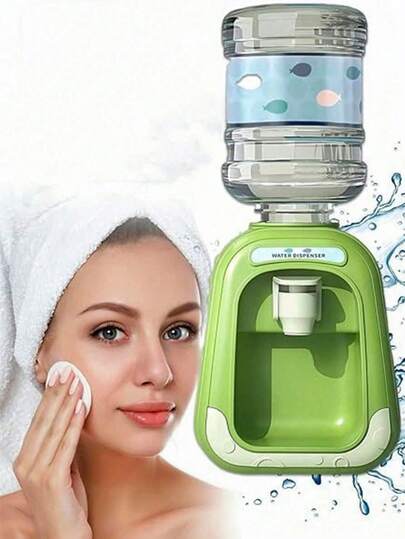 Dispensador de agua mini creativo, botella de loción a prueba de fugas recargable, dispensador de desmaquillante, set de botellas de viaje prácticas, accesorios decorativos para el baño, ideal para decoración del hogar y el baño, artículos esenciales de viaje y vuelta al colegio