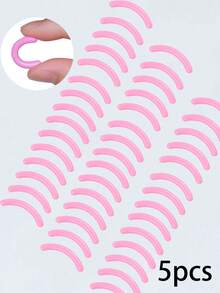 50/5pcs Eyelash Curler Refill Eyelash Curler Pad, Silicone Rubber Curler Replacement Refill Pad For Universal Eyelash Curler,Pink Soft Cushion Strips,Makeup,Cheap,Room Decor,Vanity,Travel,Bedroom,Makeup Accessories,Eyelash Curler,Cheap,Stocking Stuffers,Makeup,Makeup Tools,Cheap Stuff,Gifts,Gifts For Women,Christmas Gifts,Giveaways,Travel,Cheap Stuff,Travel Essential - Pink - View 6