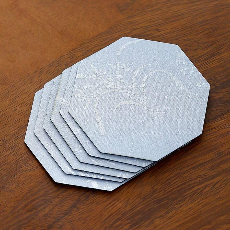 New Chinese Style Cloth Tea Coaster Tea Tray Insulation Pad Tea Room Waterproof Tea Mat Tea Ceremony Tea Cup Tray Tea Artist Coaster - Blue - View 1
