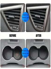 1 Pc/2 Pcs/4 Pieces Car Cleaning Gel Interior Cleaning Soft Adhesive Car Gap Air Vent Cleaning Mud Keyboard Cleaning Glue Interior Cleaning Brush