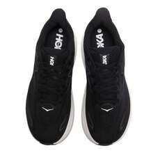 Hoka Clifton 10 Wide Running Shoes, Lightweight Breathable Men's Daily Training Road Running Shoes, 1162032-BWHT - Black/white - View 4