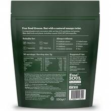 Mango Greens By Free Soul – Daily Super Greens Powder In Mango Flavour |   30 Servings - 1 - View 9