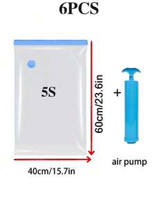 1/3/5/6/9/10 件真空收纳袋，现代家用真空压缩袋，密封搬家袋，大容量收纳，旅行真空收纳袋，带双拉链和三重密封涡轮阀的真空密封袋，可折叠，最大程度节省空间，适用于季节性服装、外套、衬衫、连衣裙