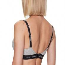 Calvin Klein LGHT LINED BRALETTE - Grey - View 3