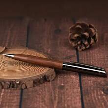 高端简约圆珠笔 - 书写流畅/奢华行政礼品笔/适合男女书法爱好者的完美签名笔/商务 - 0.5mm 顺滑笔尖，可更换笔芯 - 1 Pen - 查看 4