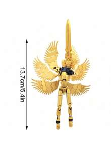 Conjunto de Figura de Ação Anjo T13, Figura de Ação Robô Titã 13, Conjunto de Robô Dummy 13 Impresso em 3D, Figura de Ação Sortudo 13, Conjunto para Colecionadores, Presentes Criativos de Aniversário, Decorações de Mesa