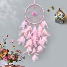 Creative Home Decor Dreamcatcher Windchime Hanging Ornament, Handmade Girly Style Room Decoration, High-End Gift For Birthday - Multicolor - View 2