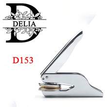 Custom Your Wedding Embosser, Napkin Embosser, Envelope And Invitation Embosser, Personalized Embosser Stamp, Custom Embosser Stamp, Personalized Wedding Embosser, Initials Embosser, Paper Embosser, Monogram Embosser Personalized Initials Embosser Stamp, Monogram Embosser - Silver - View 16