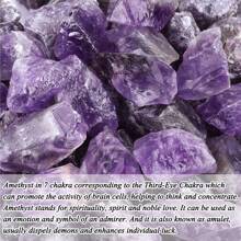 1/3/5 Piezas de Amatista, Cuarzo Rosa Cristales Curativos Brutos - Piedras Naturales Crudas para DIY Accesorios, Sanación de Reiki, Wicca, Brujería, Pulido, Cabujón, Fuentes, Decoración