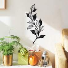 Decor elegant inspirat din natură pentru spații moderne - decor de perete metalic cu frunze, perfect pentru camere de zi, birouri sau dormitoare, frunze metalice, frunză metalică - cadou perfect pentru casă nouă, cadou de ziua de naștere pentru iubitorii de natură, colecționari de antichități - construcție durabilă din fier, decor pentru casă, perfect pentru decorul camerei