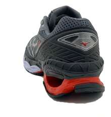 MZN Wave 20 Running Gym Walking And Comfortable Sneakers - Graphite/Red - View 4