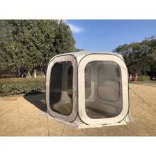 Grid Screen House Room Instant Pop-Up Tent Outdoor Canopy Gazebo Camping Tent - - 12 x 12 FT/8-10 Person - View 2