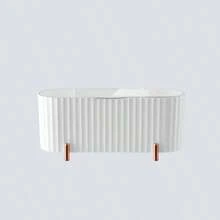 1 件桌面收纳盒，带透明盖的清洁棉签架，防尘，三隔间浴室罐，多功能抽屉整理器，用于清洁清洁棉签、球、垫、浴室、客厅、卧室、存储（粉色） - 淺粉色 - 查看 15