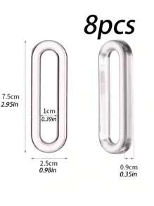 4/8pcs Transparent Baby Room Drawer Handles, Wardrobe Door Pulls, Adhesive-Free Sliding Door Grip Handles, Suitable For Drawers, Doors And Windows