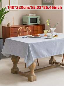 Simple Oxford Striped Tablecloth, Suitable For Picnic, Party, Restaurant, Kitchen, Cafe, Dining Table Decor, Daily Home Decoration - Multicolor - View 21