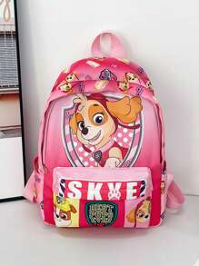 Paw Patrol Schoolbag For Kindergarten Children, 3-4-6 Years Old Backpack, Boy Paw Patrol Cartoon Bag, Lightweight And Large-Capacity Backpack, School Supplies, School Backpack, School Bag, Backpack For School, Back To School Backpack, School Bookbag, Back To School Bags, Waterproof, Portable, Classic Casual, Cute, Boys And Men, Perfect For Back To School, First Day Of School, Elementary School, Preppy Backpack For School