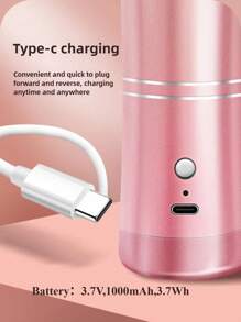 Convenience Wireless Airbrush Kit With Detachable Extended Hose, 0.3mm Dual-Action Spray Gun With 3 Bottles, Cleaning Brush Set, USB Power Cable, Mini Airbrush With 1000mAh Rechargeable Battery For Model Making, Nail Art, Automotive Painting, Beauty Sprays And DIY Crafts