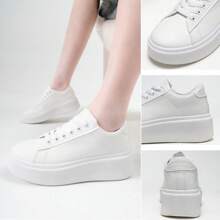 Damen Plateau-Sneaker, vielseitig einsetzbar, Lässig Schuhe für Jugendliche