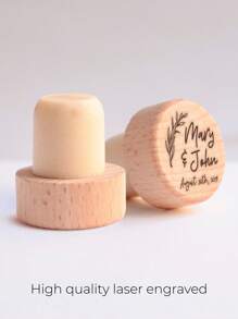 Rolhas de vinho personalizadas, 5 peças, rolhas em formato de T para vinho, rolhas de cortiça reutilizáveis, rolhas de madeira e borracha, rolhas de garrafa, rolha de vedação