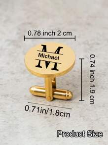 2 stuks aangepaste manchetknopen, gepersonaliseerde naammanchetknopen, aangepaste initialenmanchetknopen, gegraveerde metalen manchetknopen, huwelijksgunstgeschenk, geschenk voor beste man