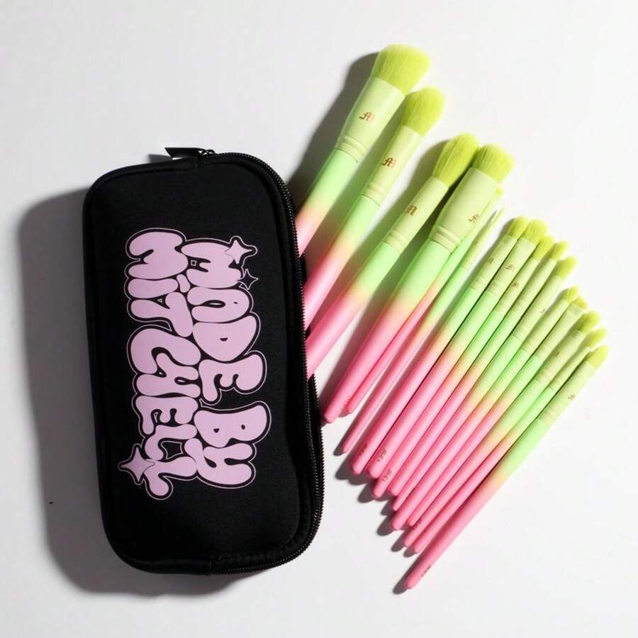 Ombre Makeup Brush, 16pcs/Set, Made By Mitchell - CANDY TRIP - View 1