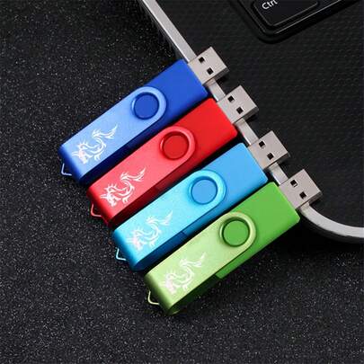 BIYETIMI USB Flash Drive 64GB 128GB Personalized Dragon Pattern Pen Drive High Speed Memory Stick Pendrive 32GB 2.0 U Disk Memoria Cle USB Gift For PC Car TV