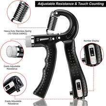 Hand Grip Strengthener 2 Pack Adjustable Resistance 10-130 Lbs Forearm Exerciser,Grip Strength Trainer For Muscle Building And Injury Recovery For Athletes - Deep Blue - View 9