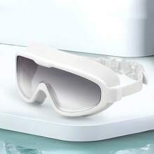 Large Frame Swimming Goggles, Transparent Anti-Fog Waterproof Swim Glasses For Men And Women, Professional Swimming Goggles With Wide Clear Vision And Comfortable Fit