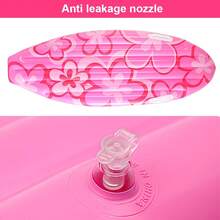 Inflatable Surfboard With Handles, Water Float Board, Inflatable Stand-Up Paddle Board, Swimming Floating Surf Mat, Learn To Surf, Water Fun, Adult Lightweight Party Board, Summer Ocean Party - A Great Mother's Day Gift - Dusty Pink - View 7