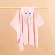 1 pièce Peignoir de bain pour bébé 80*120cm, doux et absorbant, cape de bain, peignoir de bain à capuche pour enfants, motif d'animaux de bande dessinée mignons, éléphant/canard, utilisation générale en toutes saisons