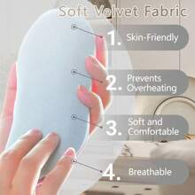1 Pc Rechargeable Menstrual Heating Pad, Cycle Cordless Heating Pad For Cramps, Hot Massage Stomach Heating Pad With 3-Speed Temperature Adjustment And 4-Speed Massage Modes, Portable Electric Heating Belly Wrap Belt For Women And Girls' Gift