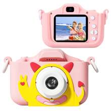 Kids' Camera Toy With Funny Monster Silicone Case, Cute Cartoon Design, Perfect Surprise Gift For Boys & Girls Ages 3-12