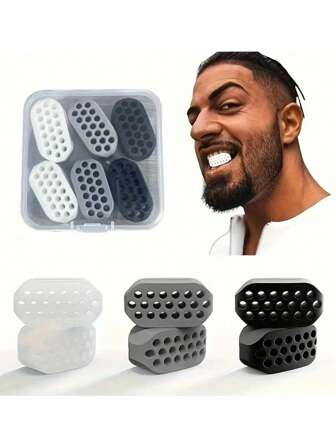 Esercitatore facciale, palla per esercizi della mascella in silicone, modello avanzato per allenare la forza del nucleo muscolare della mascella. Potente allenatore per la mascella per utenti di vari livelli. Affina e tonifica il viso, rende il viso più giovane e sano. Prodotti per la cura della pelle, spa, cura di sé, strumenti per la cura del viso, accessori per estetisti, massaggio, strumento per il massaggio del viso, rullo per il viso