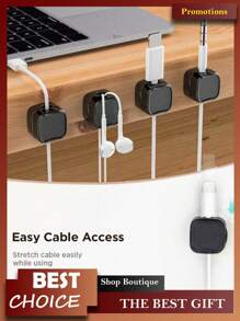 10 pièces Support de cordon, organisation et rangement, support de cordon d'alimentation, accessoires de bureau, clips de gestion de câble de bureau, gestion de câble de charge, support de câble de chevet, clips de câble magnétiques, gestion de câble sous le bureau, organisateur de câble, clips de gestion de câble, support de câble de bureau, organisateur de fil de chargeur de téléphone, support de câble, support de câble de bureau, supports de fils, support de câble de table de chevet, support de câble mural de bureau