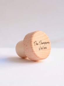 Rolhas de vinho personalizadas, 5 peças, rolhas em formato de T para vinho, rolhas de cortiça reutilizáveis, rolhas de madeira e borracha, rolhas de garrafa, rolha de vedação