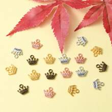 20pcs Zinc Alloy Charms Lead Free & Cadmium Free Crown Shape Crown DIY Jewelry Accessory