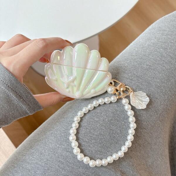 Shell-Shaped Earphone Protective Case Compatible With Samsung Galaxy Buds3 & 3 Pro Wireless Bluetooth Earphones, Dual Protection, Fits Tightly