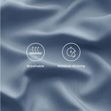 Bedsure Queen Sheet Set, Cooling Sheets For Queen Size Bed Set, Rayon Derived From Bamboo, Breathable & Soft Deep Pocket Up To 16 Inches, Hotel Luxury Silky Bedding, Bedsheet & Pillowcases, Dark Grey - 05 - 礦物藍 - 查看 4
