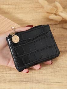 Women Pu Zip Crocodile Fashion Small Lightweight Fashion For Anniversary For Birthday Gift For Gift White-Collar Workers For Male For Female For Women Wallet Mini Wallet Purse Wallet Coin Wallet Wallet
