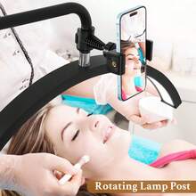 Lash Light - Lash Lamp For Eyelash Tech,Half Moon Light For Eyelash Extensions,Professional ED Floor Lamp For Tattoos Estheticians - Black - View 5