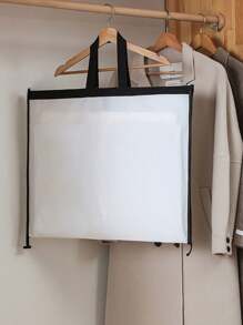 Sac à vêtements polyvalent, housse anti-poussière pour robe de mariée, sac de rangement pour robe de mariée, housse de protection pour costume, sac à vêtements pour longue robe de soirée et manteau, pochette de rangement suspendue et hermétique